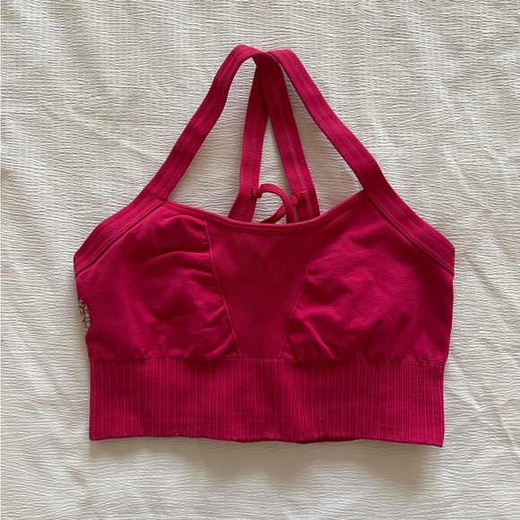 FP Movement by Free People Other - FREE PEOPLE MOVEMENT HOT PINK GOOD KARMA SPORTS BRA